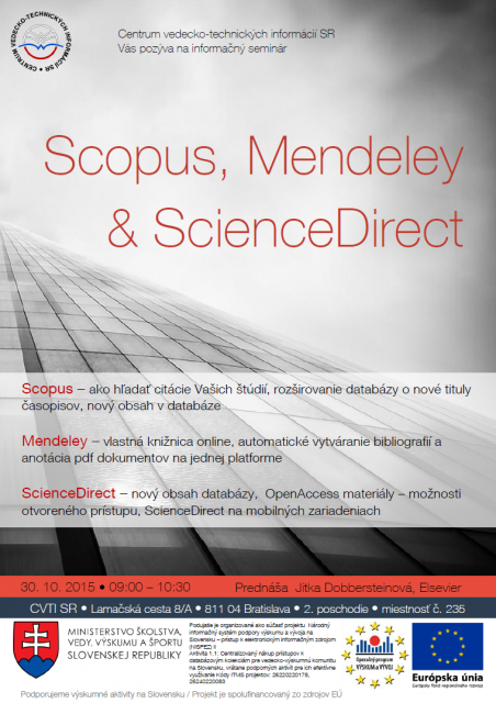 Scopus, Mendeley & ScienceDirect